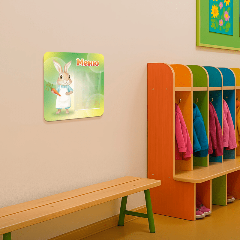 Уголок питания для детских садов "Зайка" — изображение 3
