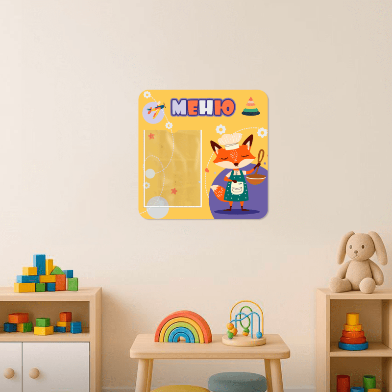 Уголок питания для детских садов "Лисичка" — изображение 2