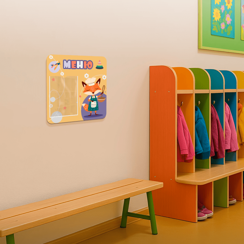 Уголок питания для детских садов "Лисичка" — изображение 3