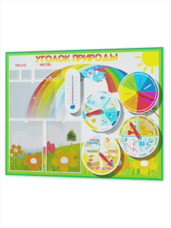 Стенд в детский сад и начальная школа уголок природы