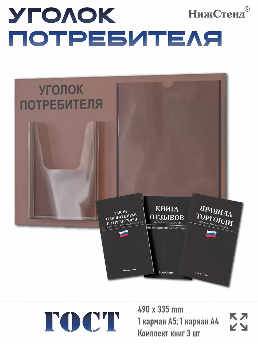 Уголок потребителя покупателя 2025