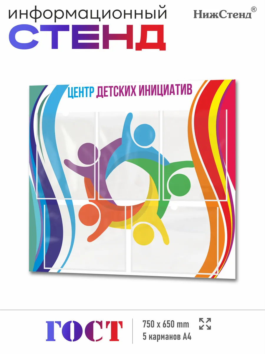 Стенд школьный центр детских инициатив ЦДИ