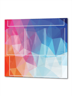 Информационный стенд с кармашками 75х65 см