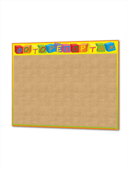 Стенд для фотографий в садик с пробковым покрытием