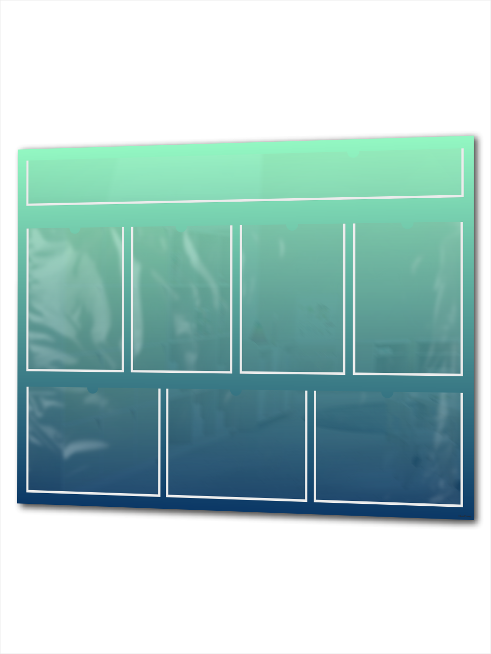 Информационный стенд с карманом для заголовка 1 Информационный стенд с карманом для заголовка