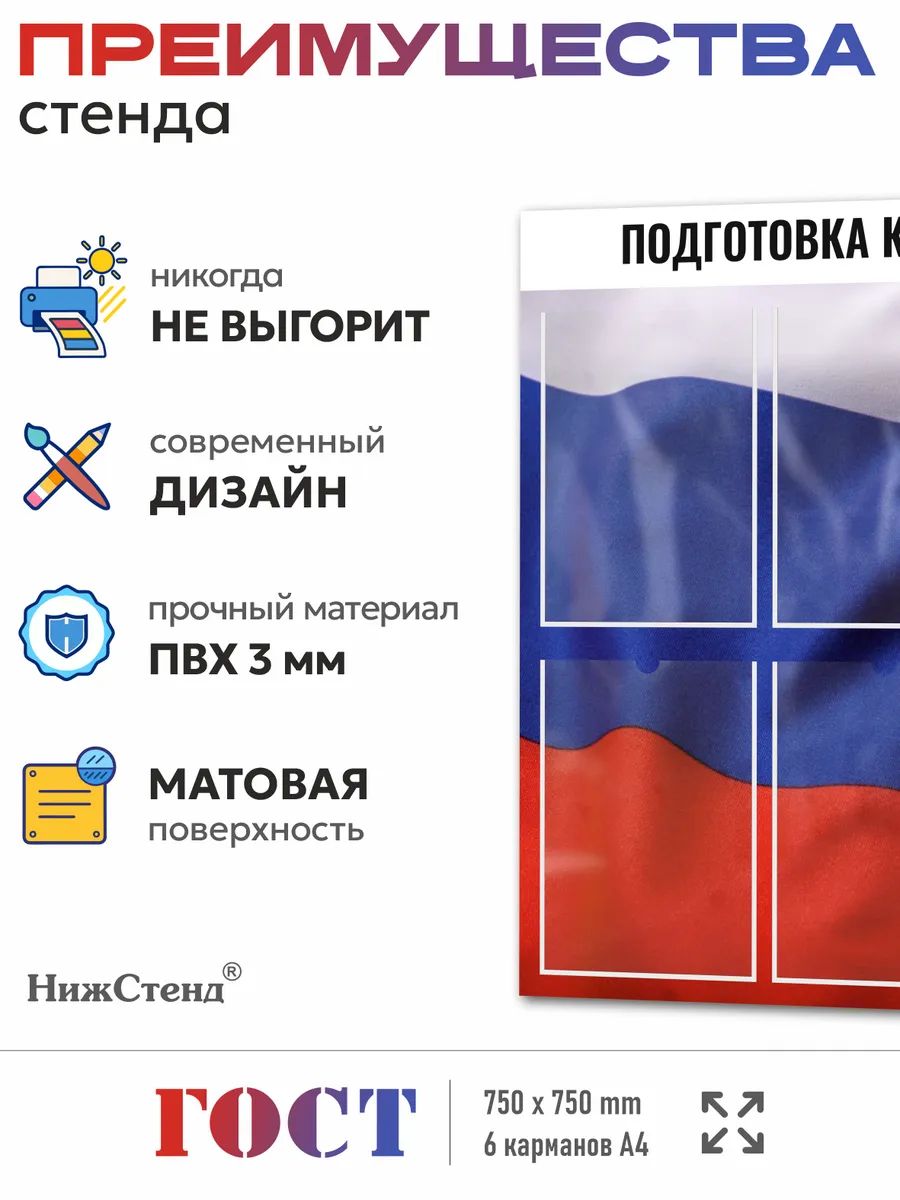 Стенд школьный Готовимся к экзаменам огэ егэ гиа 2 Стенд школьный Готовимся к экзаменам огэ егэ гиа — изображение 2