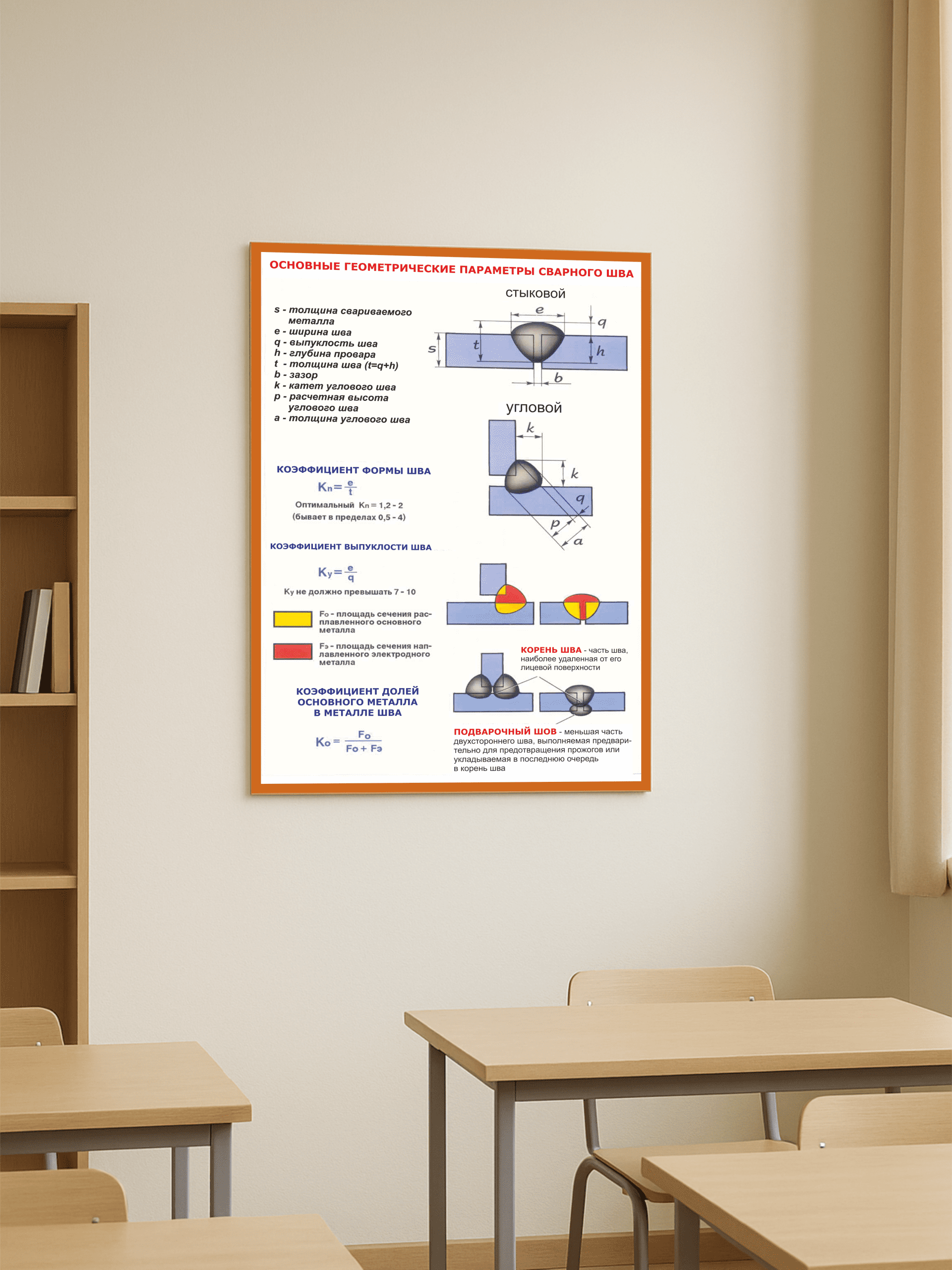 Стенд «Основные геометрические параметры сварного шва» — изображение 2