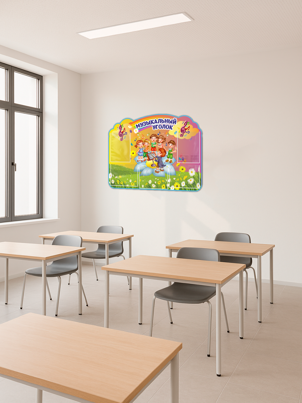 Стенд для садика Музыкальный уголок 2 Стенд для садика Музыкальный уголок — изображение 2