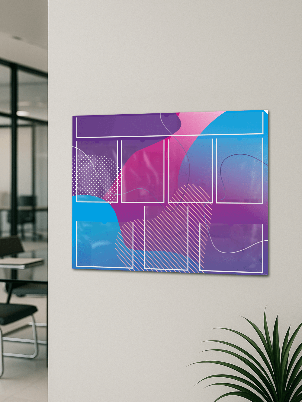 Информационный стенд с карманом для заголовка 2 Информационный стенд с карманом для заголовка — изображение 2