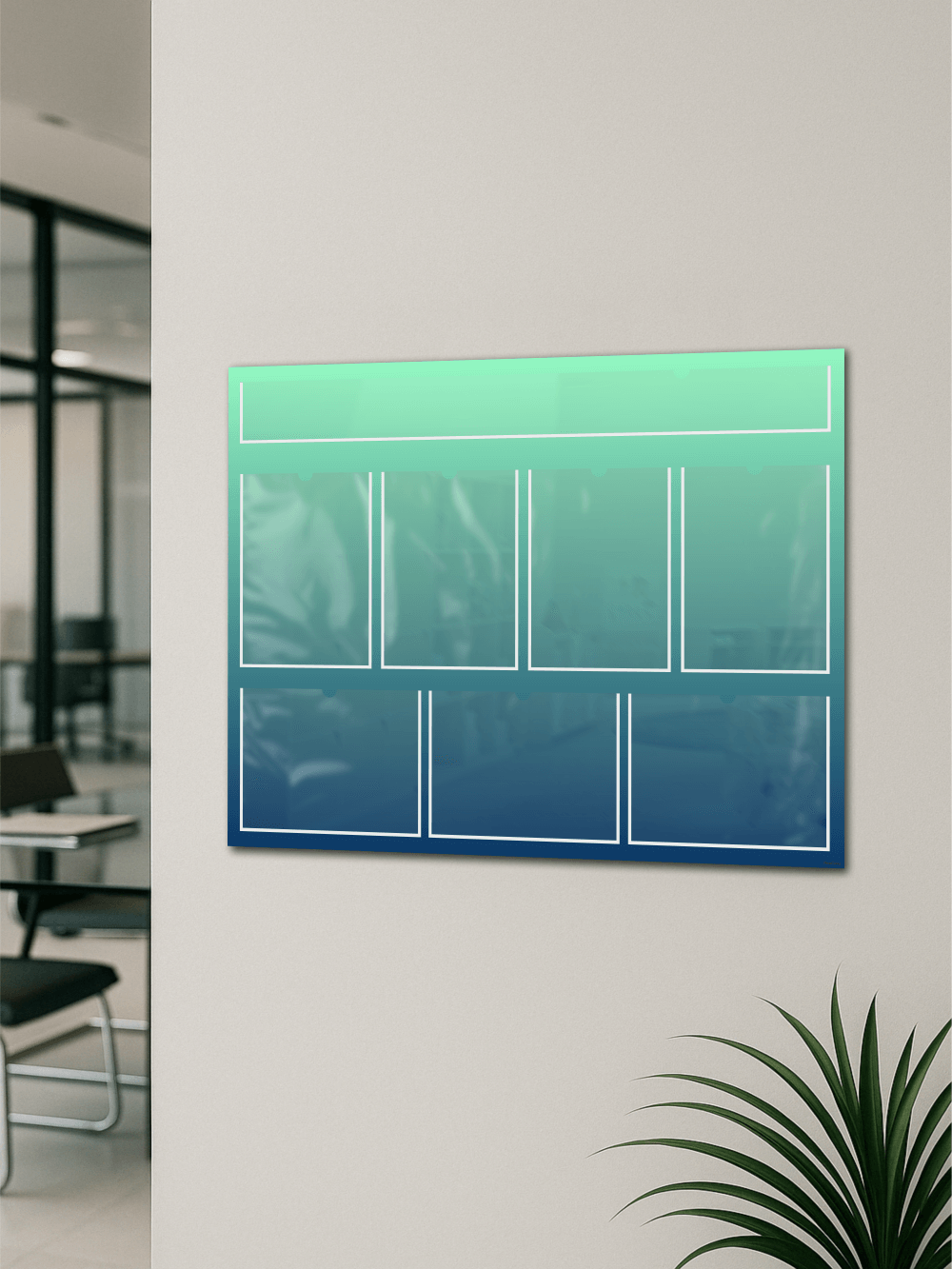 Информационный стенд с карманом для заголовка 2 Информационный стенд с карманом для заголовка — изображение 2