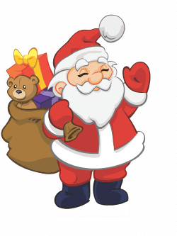 Ростовая фигура Дед Мороз с мешком подарков 75 х 100 см