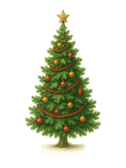 Ростовая фигура Ёлка новогодняя 50 х 100 см