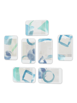 Комплект из 7 мини стендов с карманами