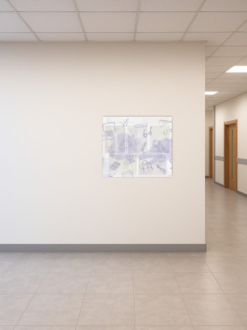 Информационный стенд с карманом для заголовка 5 Информационный стенд с карманом для заголовка — изображение 5