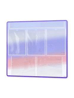 Информационный стенд с карманом для заголовка