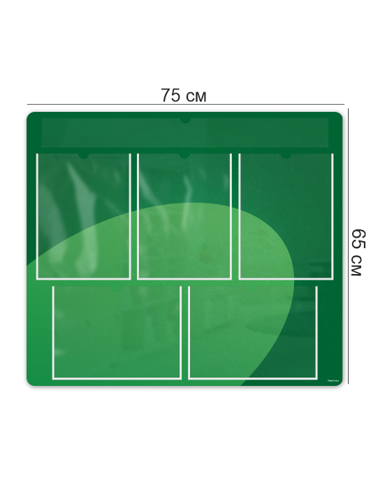 Информационный стенд с карманом для заголовка 3 Информационный стенд с карманом для заголовка — изображение 3