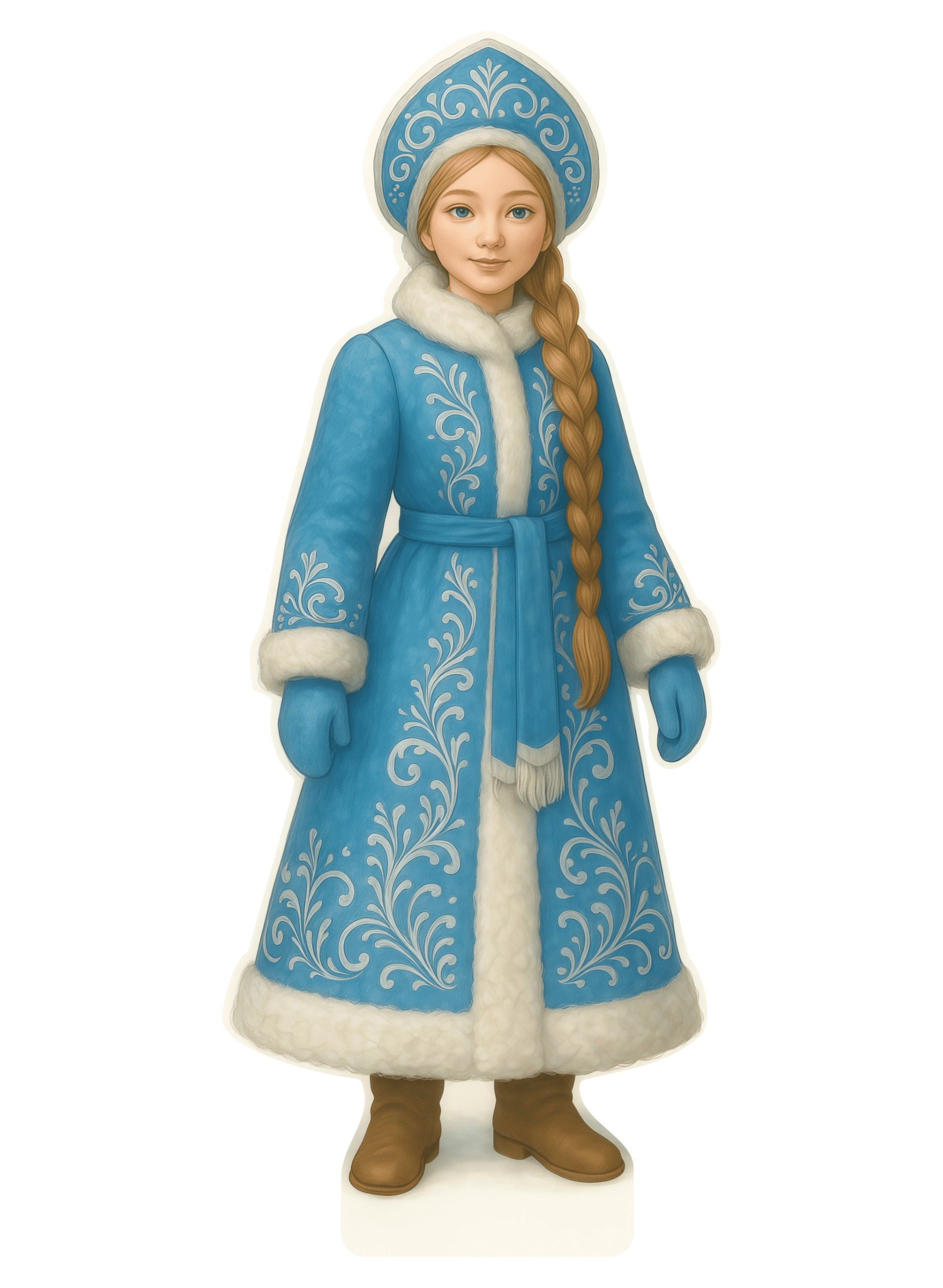 Ростовая фигура Снегурочка 150×61 см