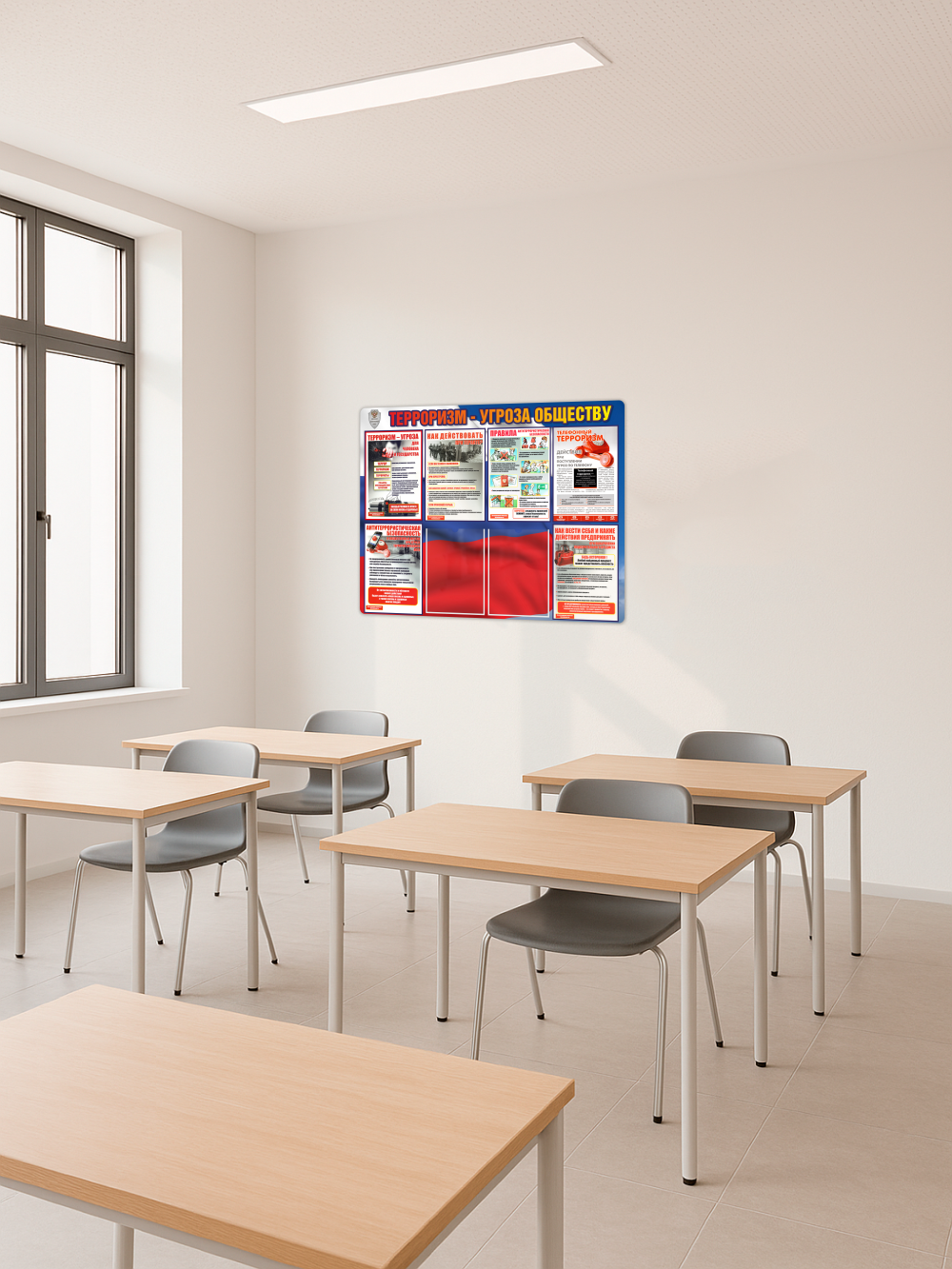 Стенд «Терроризм — угроза обществу» 99×75 см 4 Стенд «Терроризм — угроза обществу» 99×75 см — изображение 4