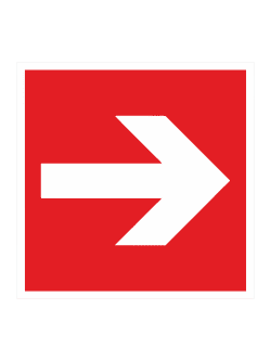 F 01-01 — «Направляющая стрелка вправо»