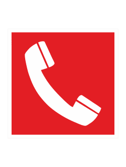 F 05 — «Телефон для использования при пожаре»