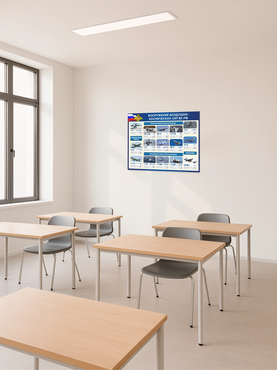 Стенд “Вооружение Воздушно-космических сил ВС РФ” 99×75 см — изображение 5