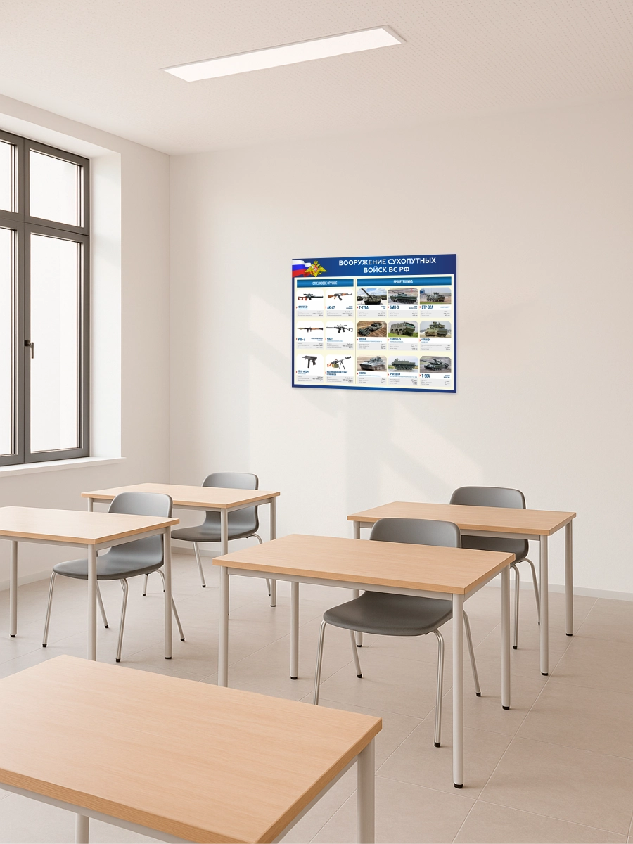 Стенд “Вооружение сухопутных войск ВС РФ” 99×75 см — изображение 5