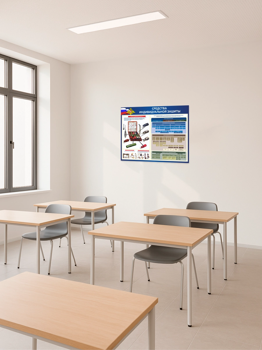 Стенд “Средства индивидуальной защиты” 99×75 см — изображение 5