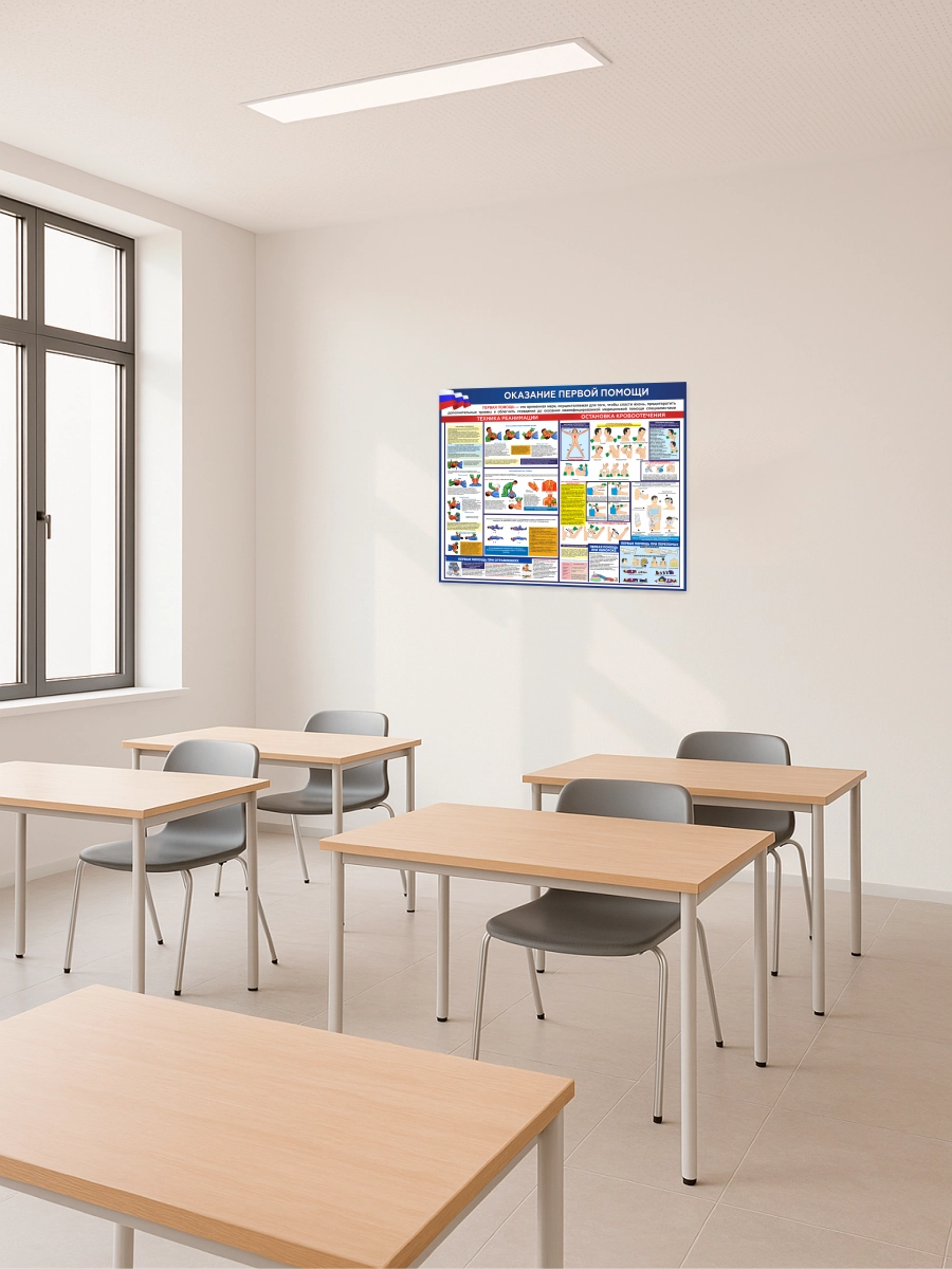 Стенд “Оказание первой помощи” 99×75 см — изображение 5