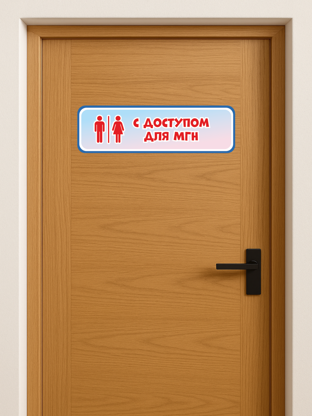 Табличка «Туалет с доступом для МГН» 5 Табличка «Туалет с доступом для МГН» — изображение 5