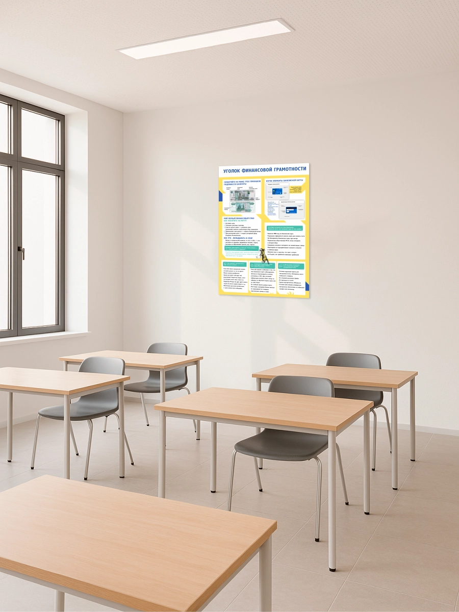 Стенд «Уголок финансовой грамотности» 4 Стенд «Уголок финансовой грамотности» — изображение 4