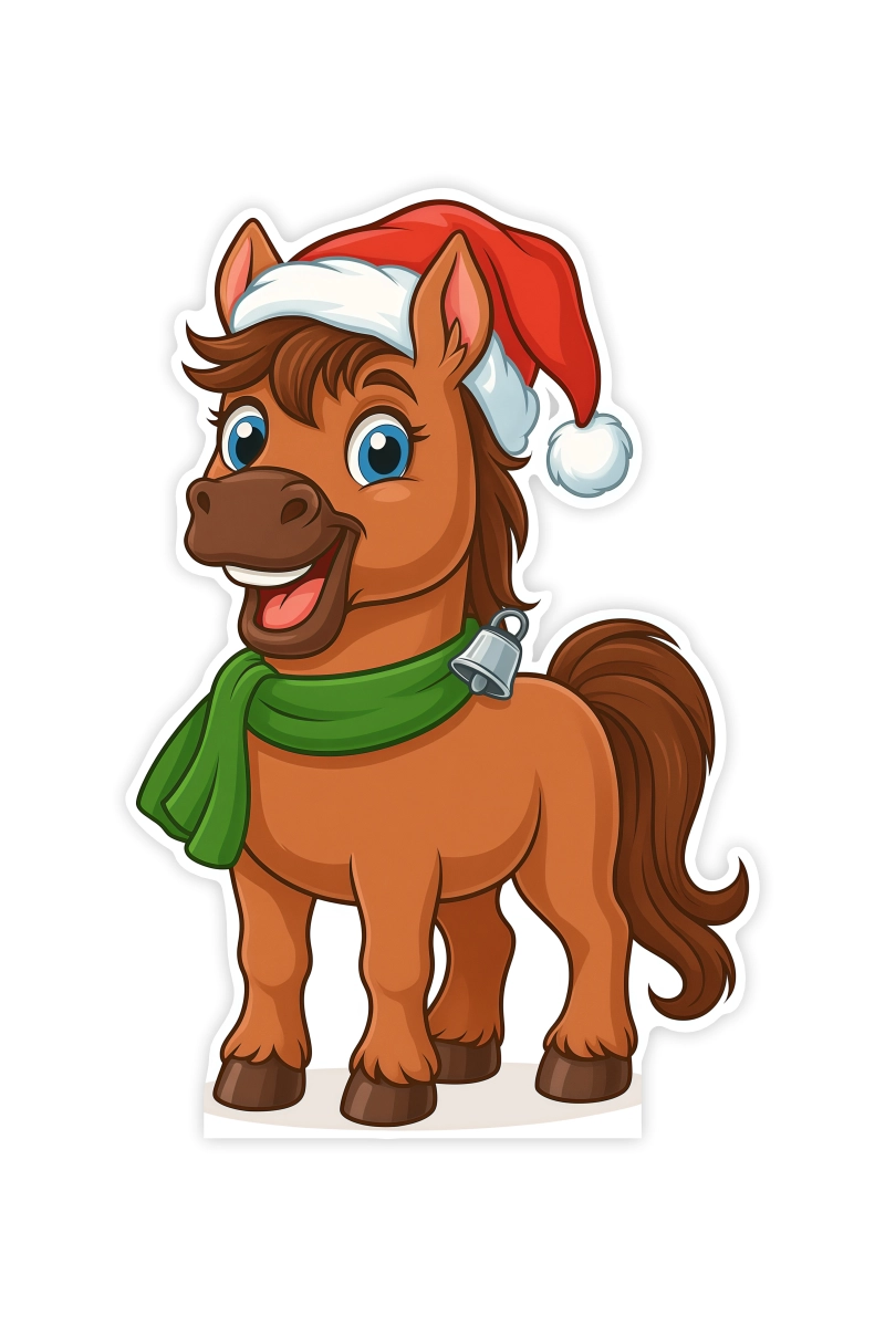 Ростовая фигура «Лошадка новогодняя» 1 Ростовая фигура «Лошадка новогодняя»