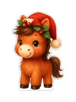 Ростовая фигура «Лошадка новогодняя»