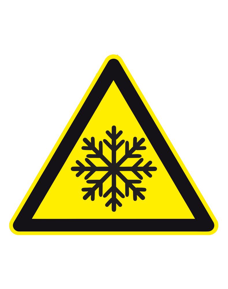 Осторожно! Низкая температура / обморожение 1 Осторожно! Низкая температура / обморожение