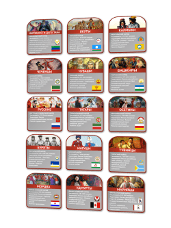 Комплект информационных стендов "Народы России"