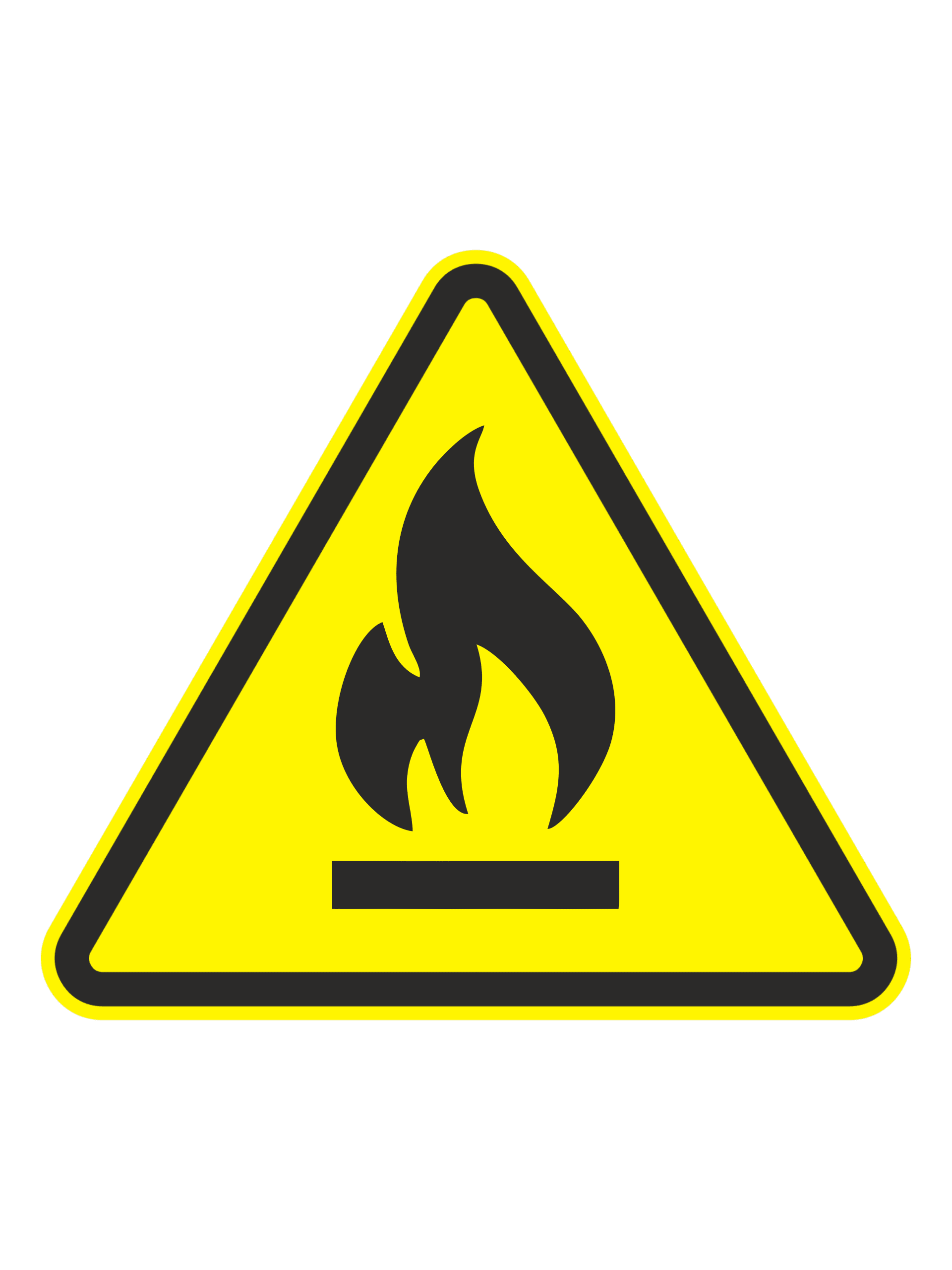 Предупреждающий знак «Осторожно: огнеопасно» (легковоспламеняющиеся вещества) 1 Предупреждающий знак «Осторожно: огнеопасно» (легковоспламеняющиеся вещества)