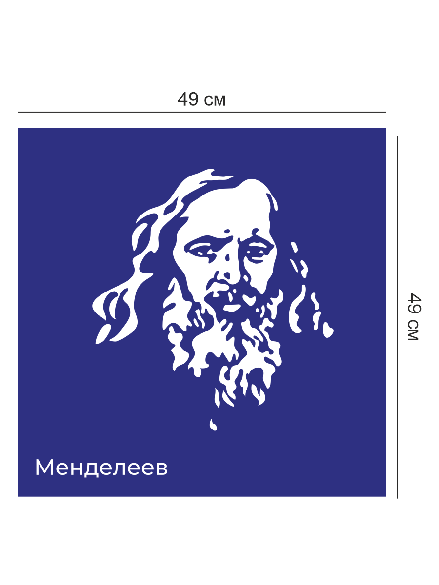 Стенд с портретом Менделеева "Профессионалитет" 3 Стенд с портретом Менделеева "Профессионалитет" — изображение 3