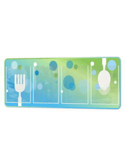 Стенд в школьную столовую с карманами