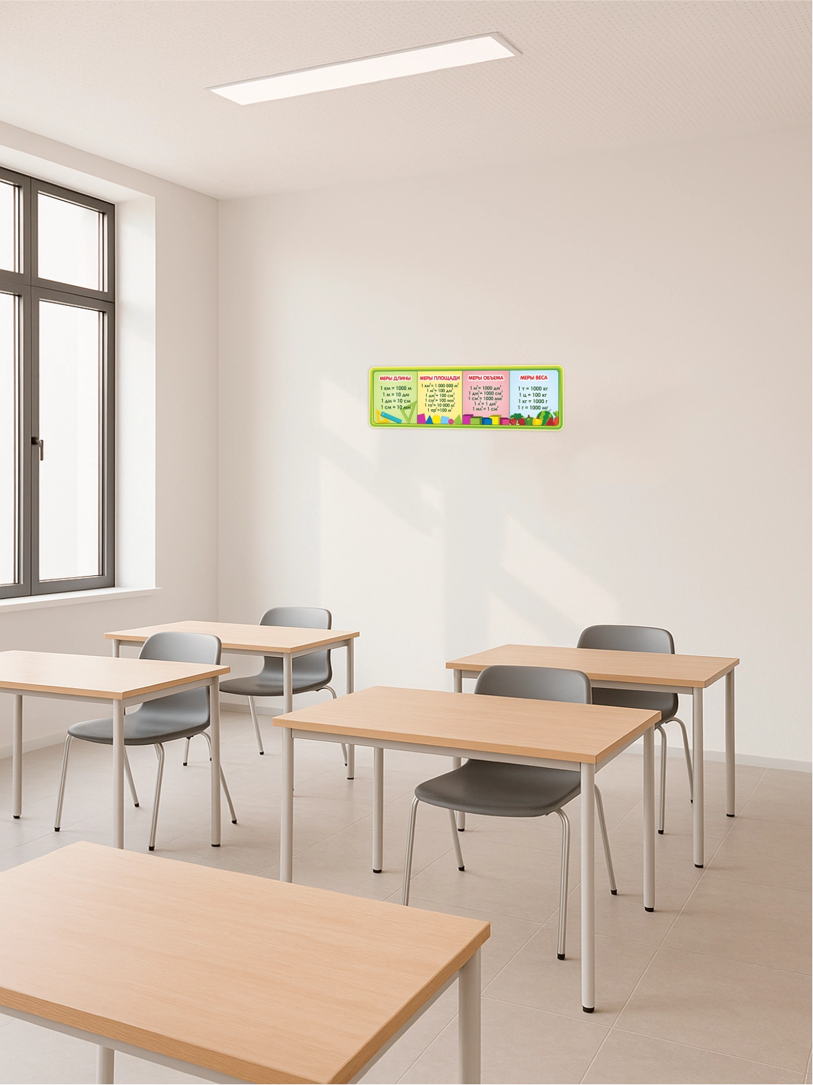 Стенд “Меры величин” 99×30 см 5 Стенд “Меры величин” 99×30 см — изображение 5