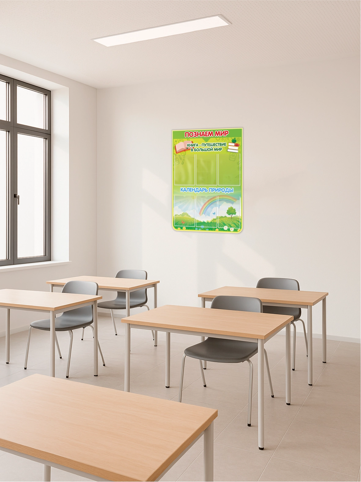 Стенд “Познаём мир / Календарь природы” 75×99 см 5 Стенд “Познаём мир / Календарь природы” 75×99 см — изображение 5