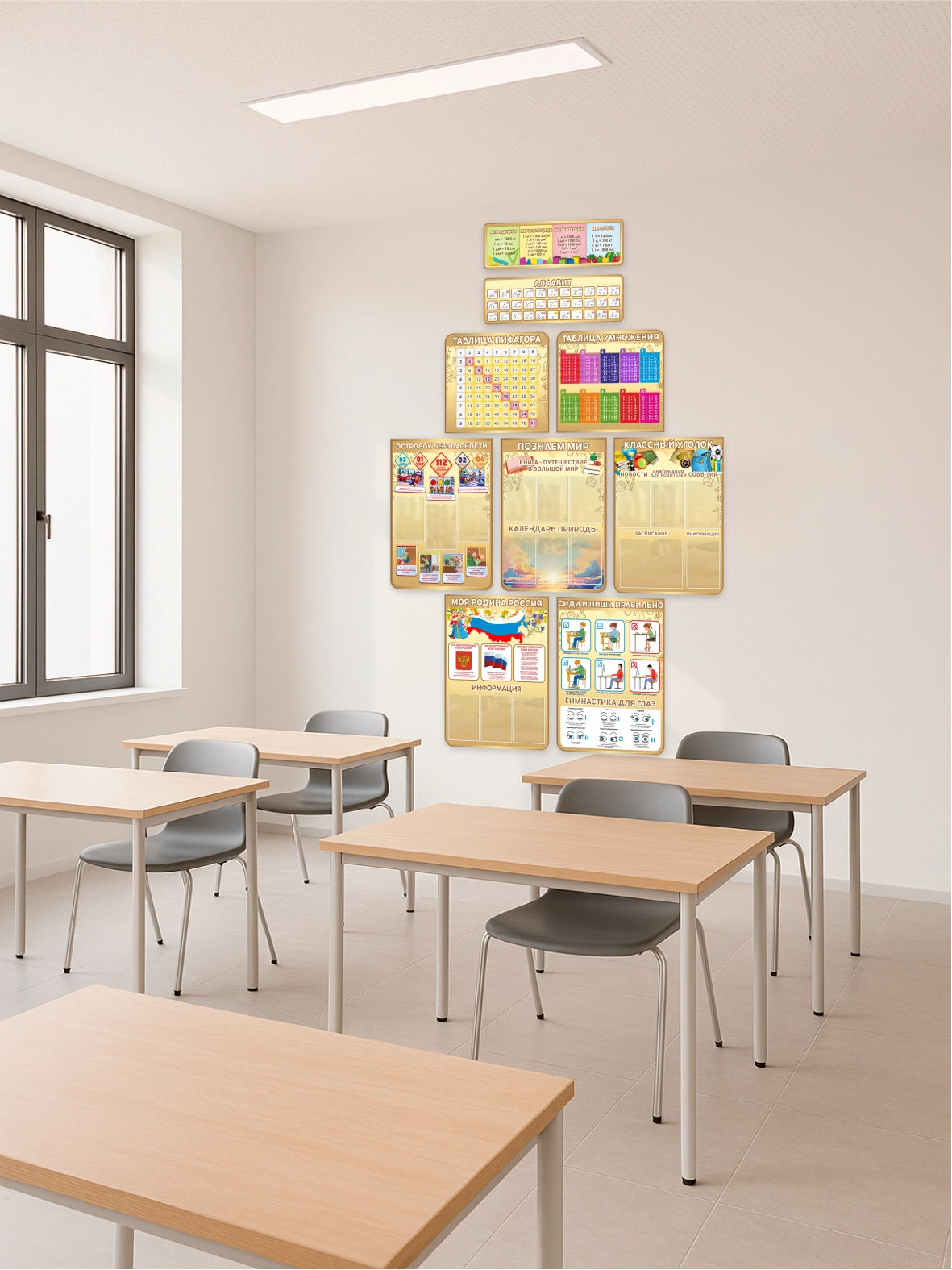 Комплект стендов для начальной школы 3 Комплект стендов для начальной школы — изображение 3