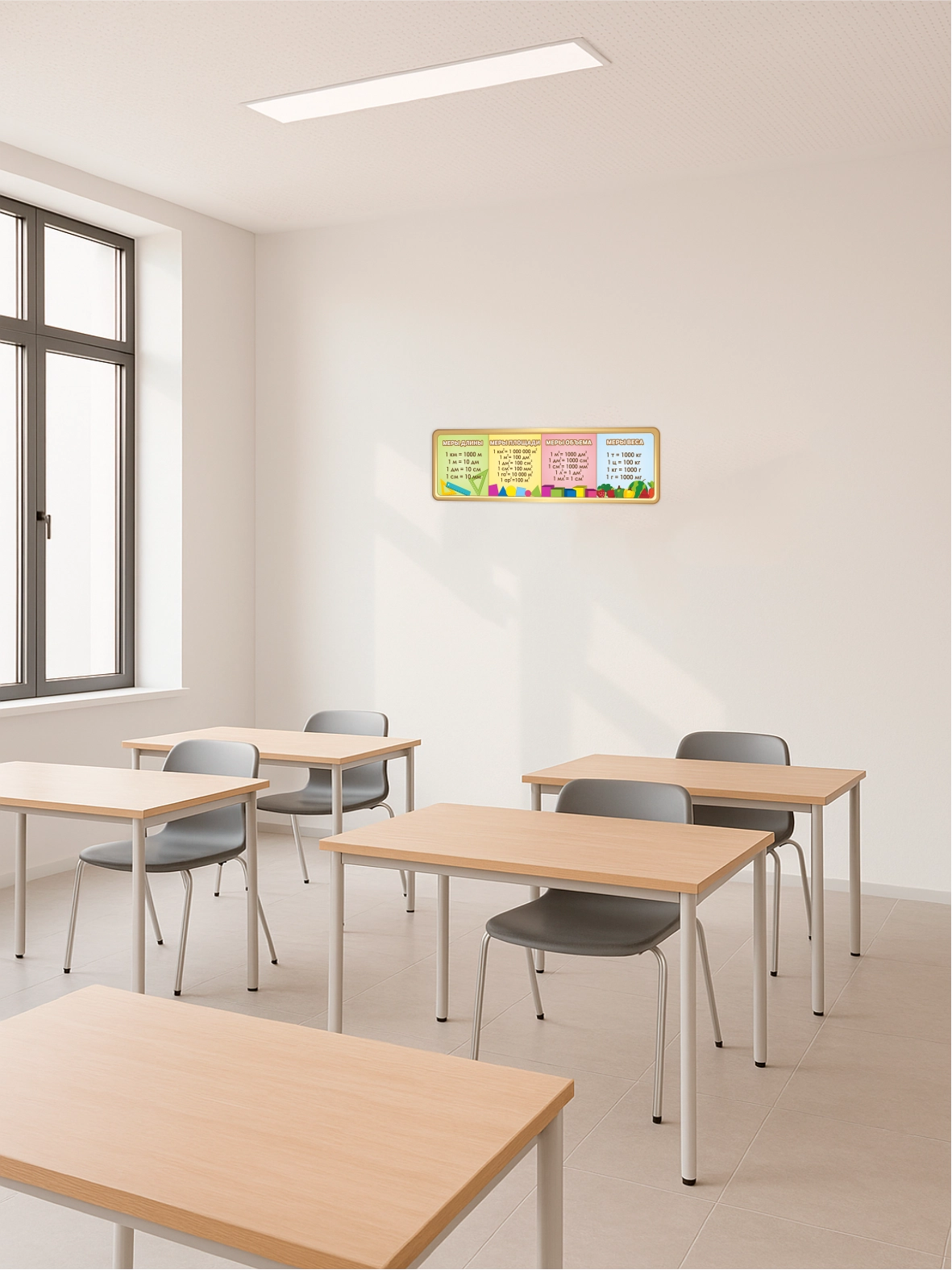 Стенд “Меры величин” 99×30 см 5 Стенд “Меры величин” 99×30 см — изображение 5