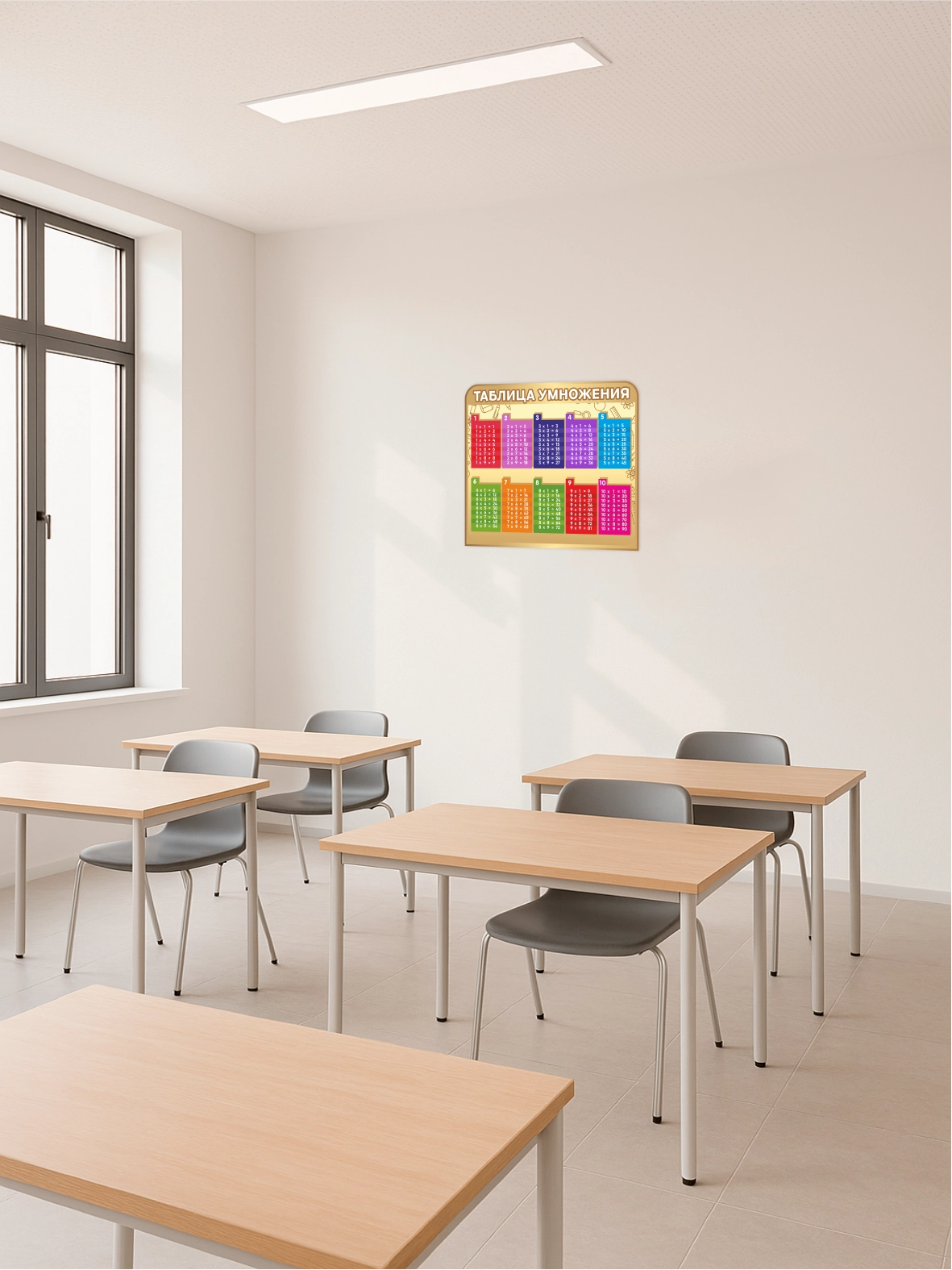 Стенд “Таблица умножения” 75×65 см 5 Стенд “Таблица умножения” 75×65 см — изображение 5