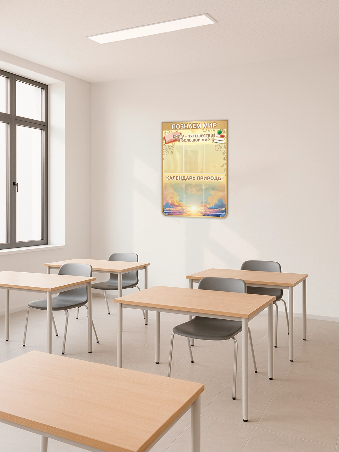 Стенд “Познаём мир / Календарь природы” 75×99 см 5 Стенд “Познаём мир / Календарь природы” 75×99 см — изображение 5