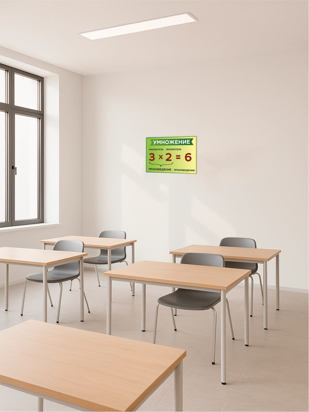 Наглядный стенд «Умножение» 75×50 см 5 Наглядный стенд «Умножение» 75×50 см — изображение 5
