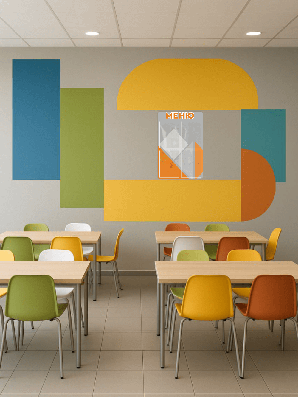 Стенд в столовую 75×99 см «Меню» с карманами (Копировать) 5 Стенд в столовую 75×99 см «Меню» с карманами (Копировать) — изображение 5