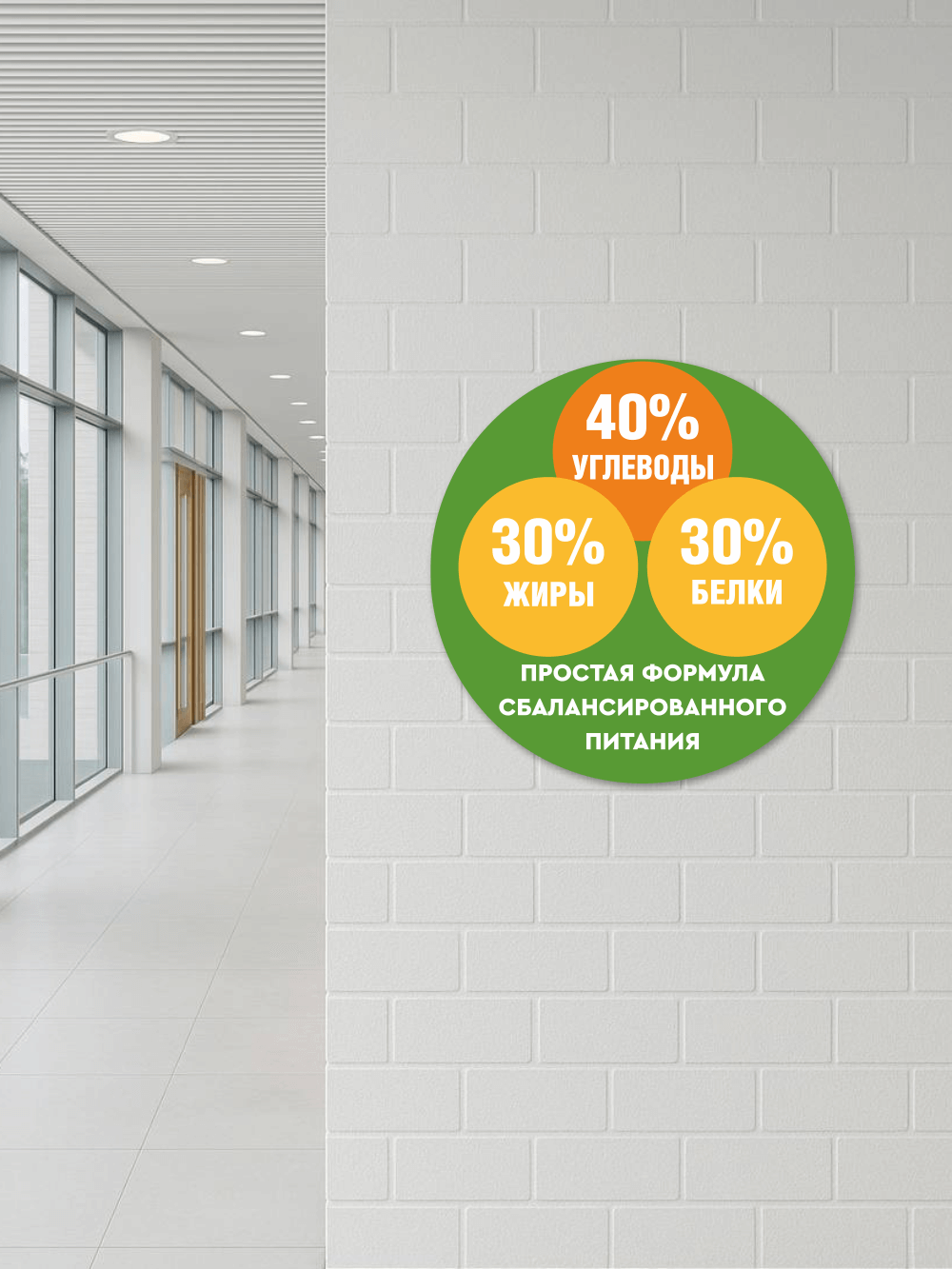 Стенд в столовую «Баланс питания» 2 Стенд в столовую «Баланс питания» — изображение 2