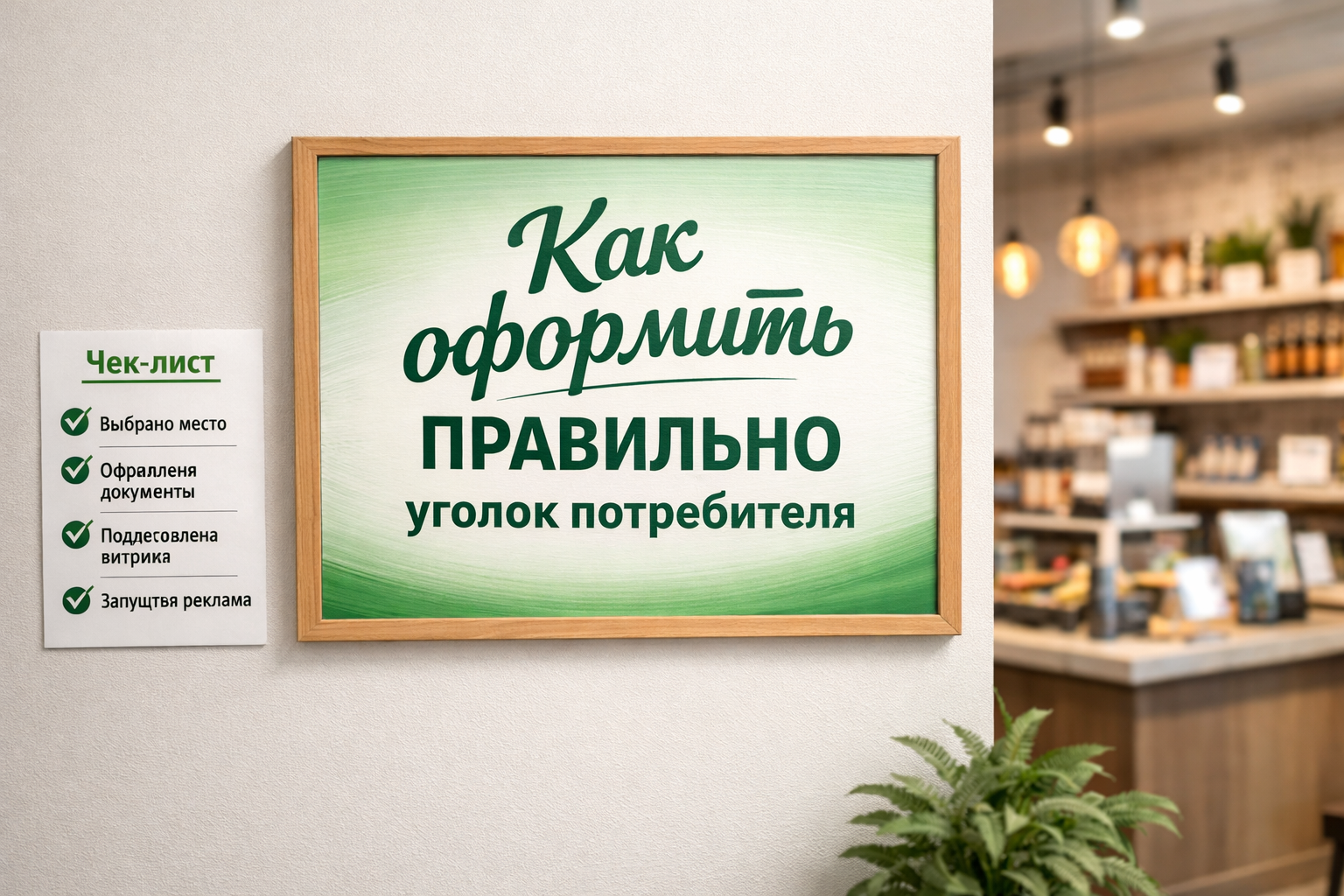 Как правильно оформить уголок потребителя