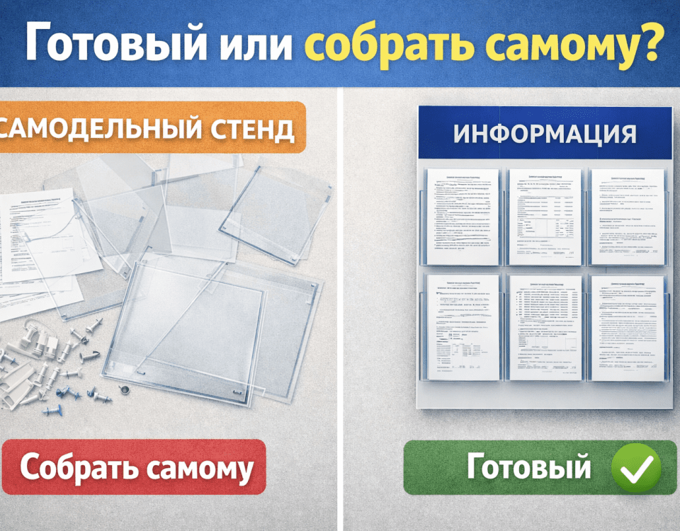самодельный стенд или купить готовый