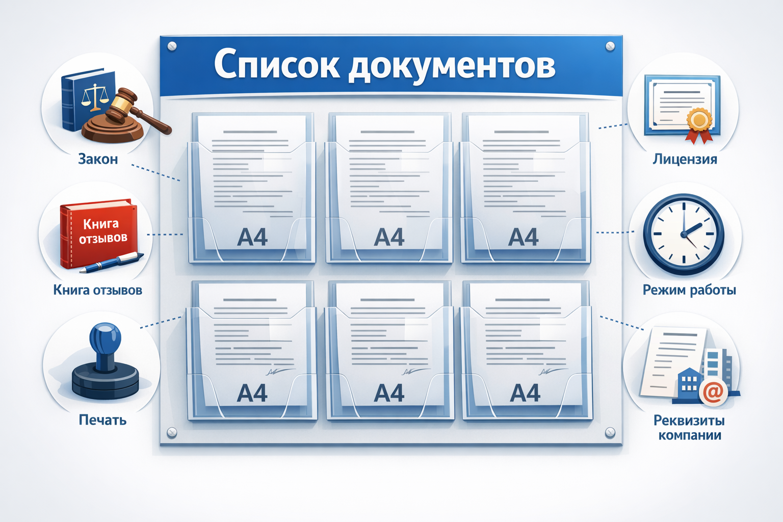 список документов уголок потребителя