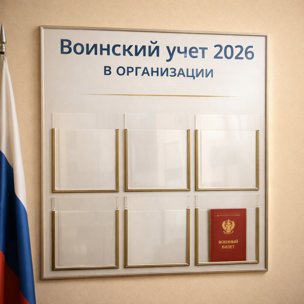 стенд воинский учет